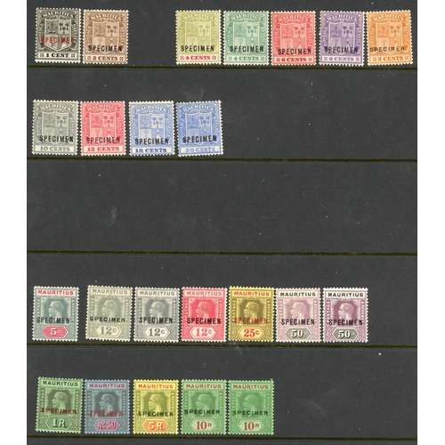 411 - 1921-34 SPECIMEN OVERPRINTS with 1921-26 1c, 2c, 4c green & carmine, 4c green, 6c (both), 8c, 10c gr... 