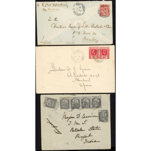 417 - 1911-36 THE SELECTION OF COVERS inc. 11 Nov. 1911 env bearing 1c, 2c & 3c used from Riviere Du Poste... 