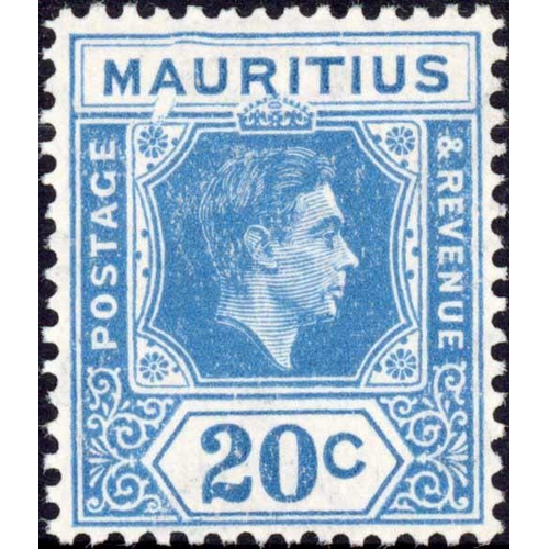 523 - 1938 20c BLUE RARE 