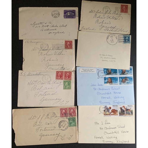 853 - EARLY TO MID 20thC. POSTAL HISTORY: Airmails (inc. 1928 'Lindberg Again Flies the Airmail'), FDCs, a... 