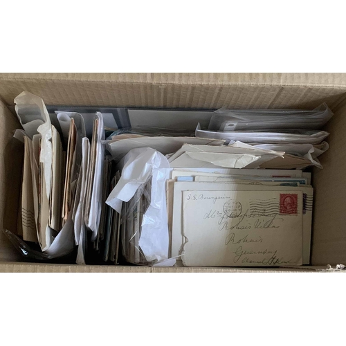 853 - EARLY TO MID 20thC. POSTAL HISTORY: Airmails (inc. 1928 'Lindberg Again Flies the Airmail'), FDCs, a... 