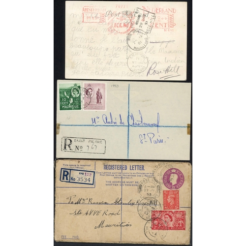 510 - ** LATER VILLAGE CDS's COLLECTION INC. OVERSEAS MAIL & DELIVERY MARK COLLECTION: 1926-1953 Collectio... 