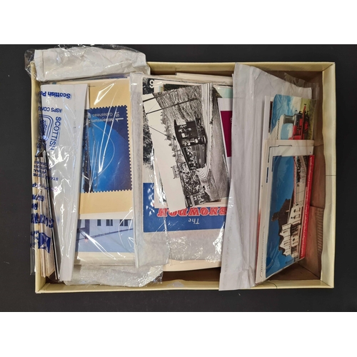 103 - PLACES OF INTEREST: A flat box containing a written-up collection plus some loose of  PPCs from 1908... 