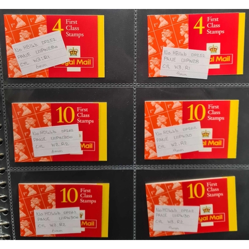 1044 - NVI DECIMAL MACHIN BOOKLETS: Two binders with a collection of 1st & 2nd class booklets, all identifi... 