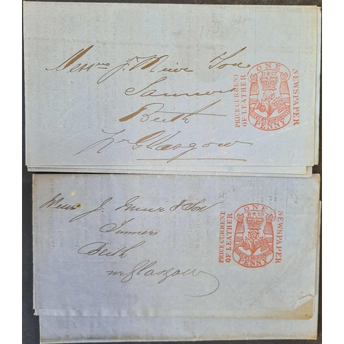 1072 - ** 1786-1850 COLLECTION OF COMPLETE 1786-1850 (MAINLY COUNTRY) NEWSPAPERS WITH TAX STAMPS, STAMFORD ... 