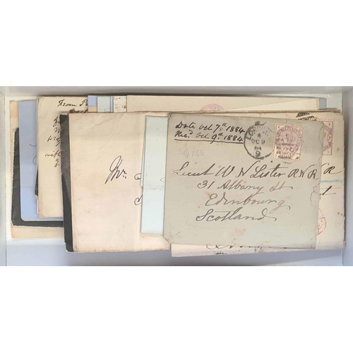 1074 - EXCLUSIVELY QV & KGVI MIXTURE: Shoebox with 1847-1945 group of mainly QV covers. Inc. section of 194... 