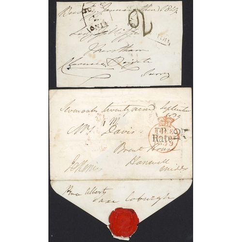 1176 - ** FREE MAIL FROM ROYALTY, WELLINGTON, WILBERFORCE, DANIEL O'CONNELL, GLADSTONE, ETC. - INC. 