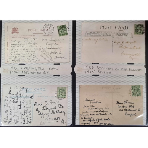 1264 - DUPLEX & CDS CANCELLATIONS ON COVERS & PPCs: Binder containing a selection of covers showing duplex ... 