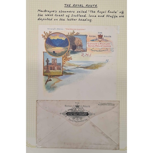 1293 - SCOTTISH STEAMERS & LOCAL MOTOR VESSELS: A large box containing a written-up a collection of mainly ... 