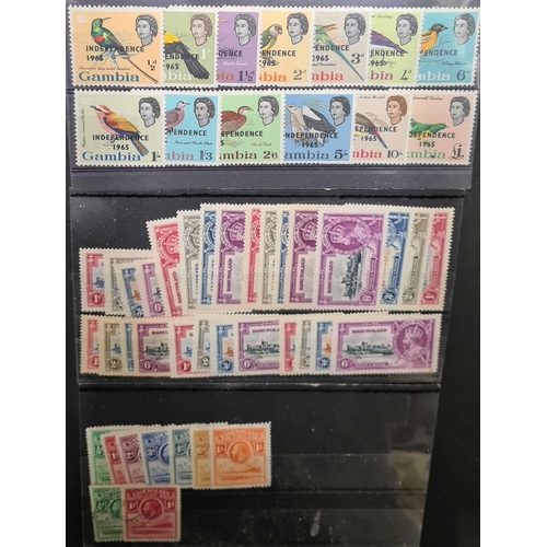 16 - SHOEBOX OF SMALL STOCKCARDS WITH THE MINT & USED SELECTION OF QV TO QEII MINT AND USED AFRICAN ISSUE... 