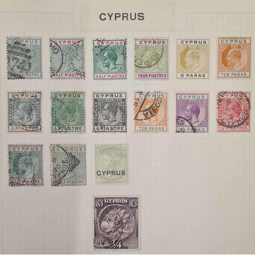 36 - MAINLY FINE USED MIXED QTY: Three albums of predominately QV-KGVI mint/used inc. GB & A-Z Commonweal... 