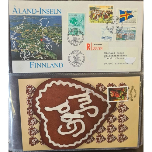 368 - DIVERSE QUANTITY - MINT & USED SETS, COLLECTOR'S SHEETS, FDCs: Carton holding a Davo slipcase binder... 