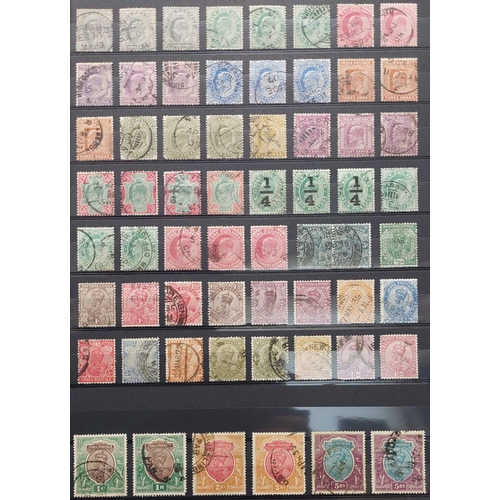 38 - QV-KGV MOSTLY USED COLLECTION/ACCUMULATION: Stock book with mostly fine ranges of British Empire iss... 