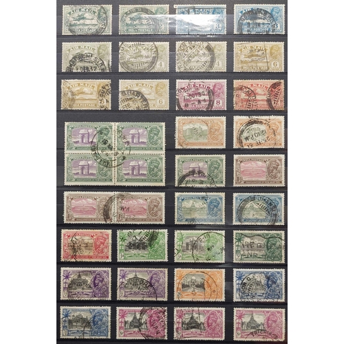 38 - QV-KGV MOSTLY USED COLLECTION/ACCUMULATION: Stock book with mostly fine ranges of British Empire iss... 