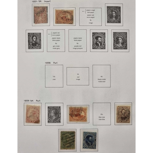 459 - FINE USED COLLECTION IN DAVO ALBUM: 1851-1989 collection (virtually entirely used) on printed pages ... 