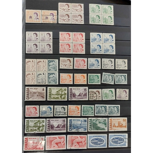 460 - QV TO QEII MINT & USED COLLECTION INC. NEWFOUNDLAND & PROVINCES: Well-filled stock book with some us... 