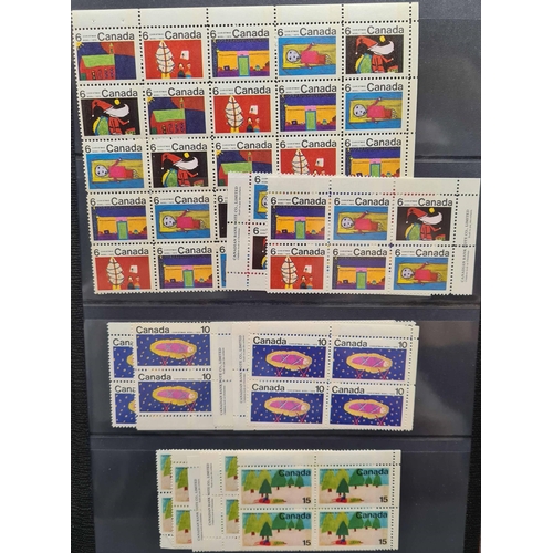 470 - MINT PLATE BLOCK COLLECTION 1967-1977: A stockbook containing an extensive all different umm collect... 