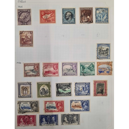 491 - EARLY TO MODERN USED COLLECTION: Binder with a basic used collection. Includes a few QV vals, to 18p... 