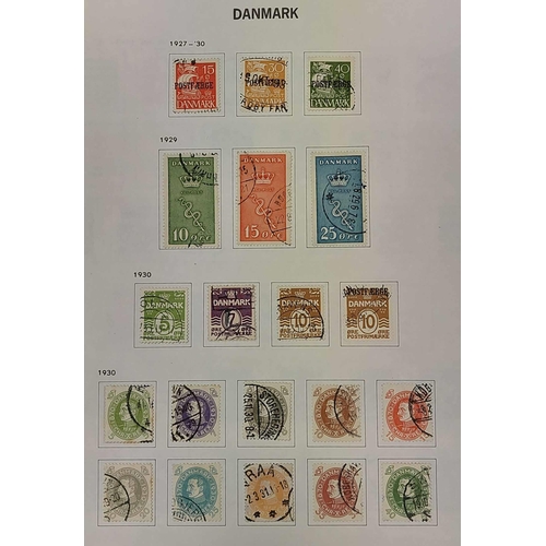 493 - DENMARK A GOOD TO FINE USED COLLECTION: 1851-1998 collection housed in an illustrated Davo album. 18... 