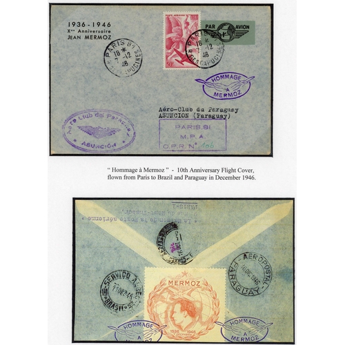 557 - AIRMAIL: c.1936-87 ranges of stamps (post-war issues apparently complete um) written up to tell the ... 