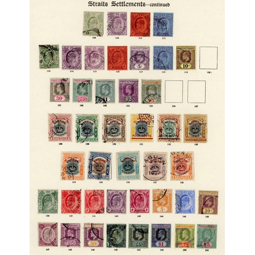 678 - FINE USED QV-KGV COLLECTION ON SG 