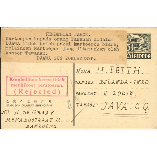 747 - ** WWII SUSPENDED & POW MAIL: 1940-43 range with 1940 airmail envs. to Paris or Manchester franked N... 