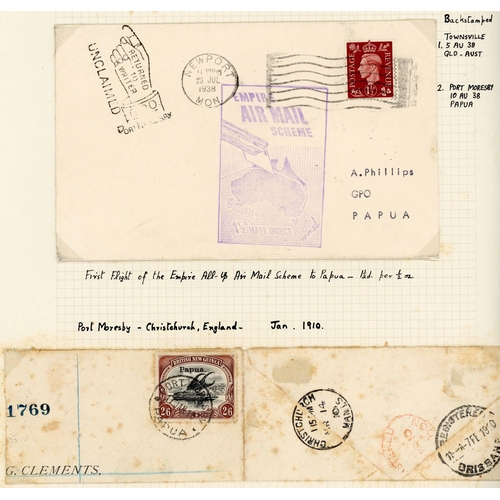 811 - POSTAL HISTORY/STATIONERY: Postal cards (2) prepaid 1d and 1½d with BNG cancels, OHMS covers, offici... 