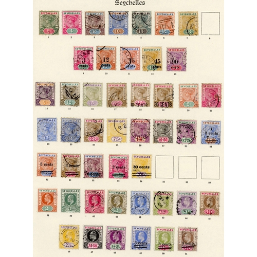 859 - QV-KGV FINE USED COLLECTION on SG 'New Imperial' album pages. Good range of complete or near complet... 