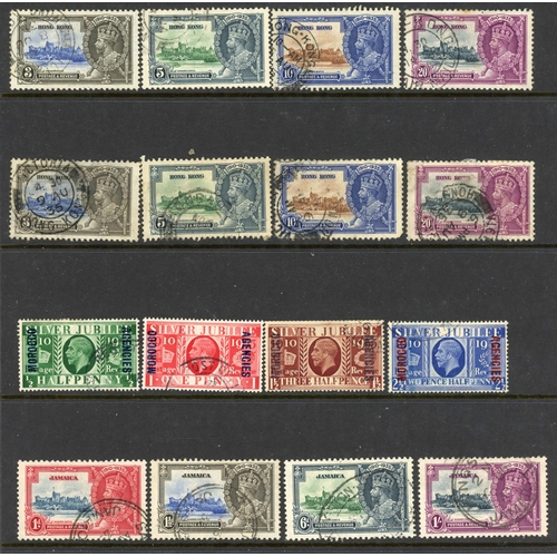 89 - 1935 JUBILEE - USED SELECTION with fifty one complete sets, does not include the rare Egypt British ... 