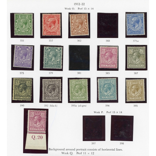 949 - KGV 1911-35 LIGHTLY MOUNTED MINT COLLECTION with 1911-12 Downey Head ½d (5) & 1d (8, inc three pairs... 