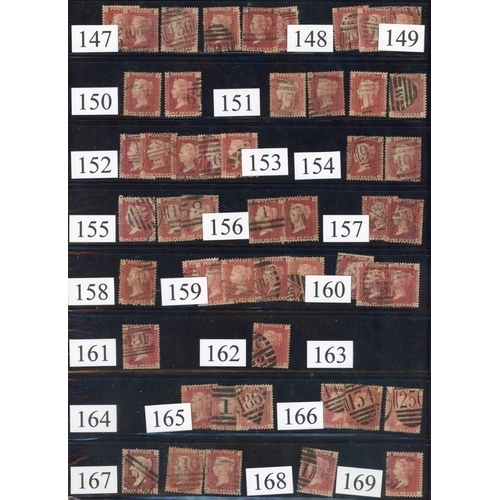 968 - 1841-79 USED SELECTION with 1841 1d reds (84, inc. thirteen with MX cancellations), 1864-79 1d plate... 