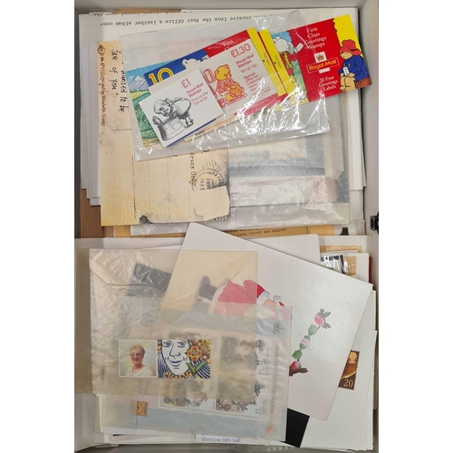 97 - CHILDREN'S LITERATURE: A box file containing an accumulation of stamps, covers, PPCs, PHQs & PO Noti... 