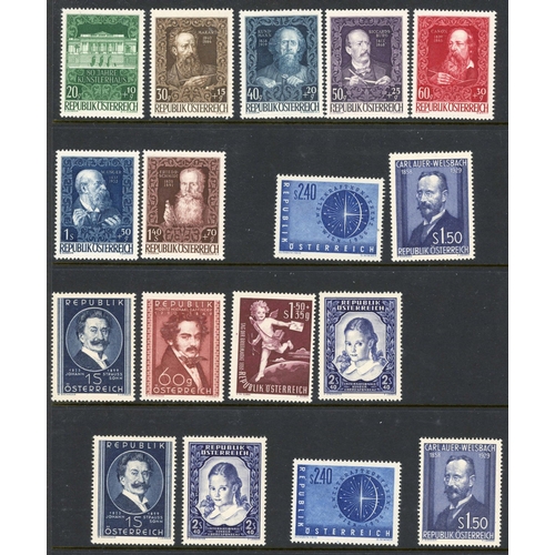 429 - UNMOUNTED MINT (MOSTLY) 1940s/50s RANGES ON STOCK SHEETS: Sets, part sets & singles. Very attractive... 