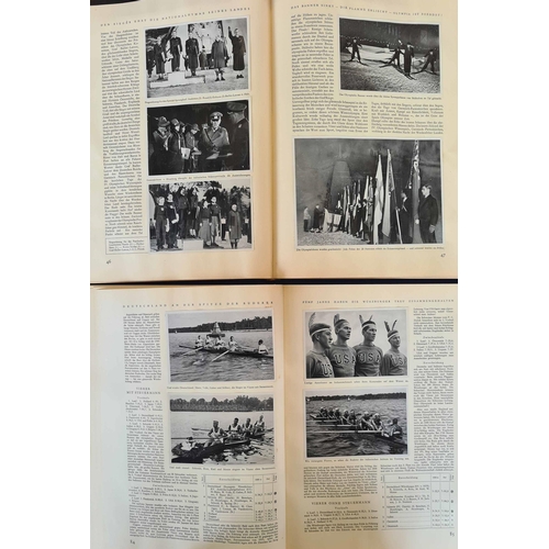 108 - DIE OLYMPISCHEN SPIELE 1936 IN BERLIN UND GARMISH-PARTENKIRCHEN: 2 volume 'photo albums' (no dj's, s... 