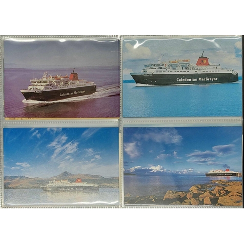 1288 - SCOTTISH FERRIES/STEAMERS: An album containing a collection of PPC's & covers mainly 1920s-modern bu... 