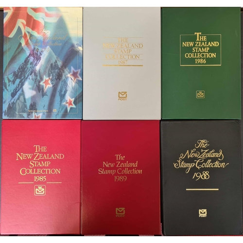 787 - NEW ZEALAND POST YEAR BOOKS: 3 cartons containing 37 year books between 1984 and 2023 (missing 2000,... 