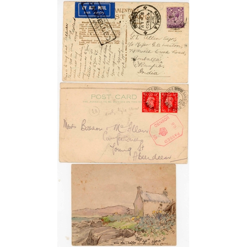 1281 - MIXED POSTAL HISTORY - SKYE: A varied group of late 19th - mid 20th century covers and cards (mixed ... 