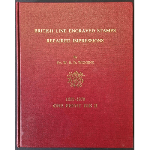 1225 - BRITISH LINE ENGRAVED STAMPS REPAIRED IMPRESSIONS 1855-1879 ONE PENNY DIE II by Wiggins (1982). 340 ... 