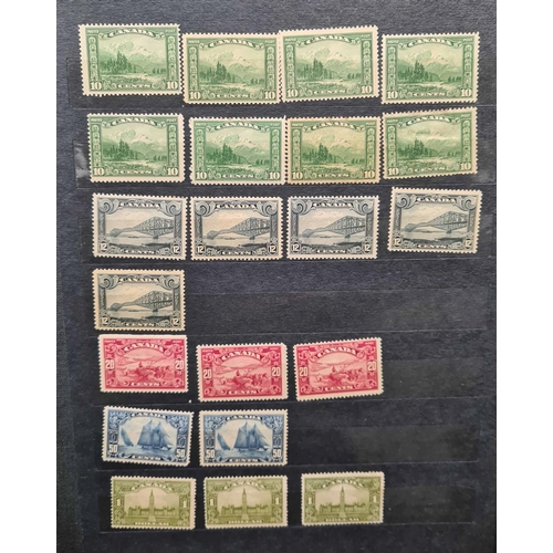 873 - 1858-1967 MINT ACCUMULATION: Two Stockbooks containing a duplicated accumulation of mint stamps comm... 