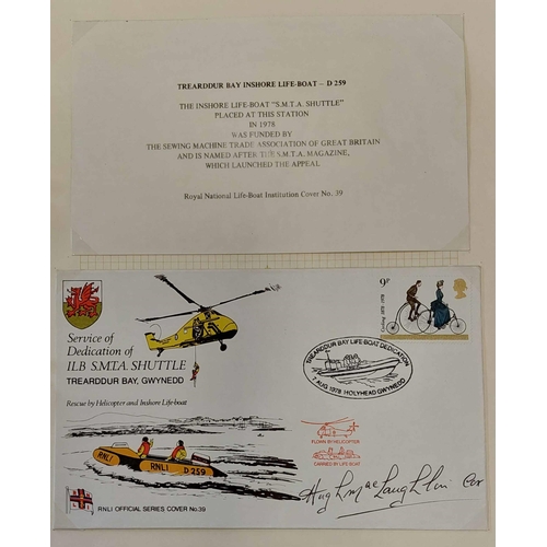 834 - LIFEBOATS: Carton containing an extensive 1978-92 collection of RNLI covers commemorating the launch... 