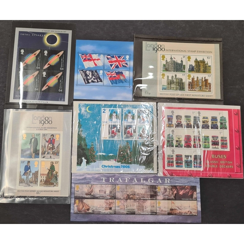 896 - ACCUMULATION OF PRESENTATION PACKS, PRESTIGE BKLTS., MINI SHEETS, FDCs, ETC.: Two shoe boxes and a c... 