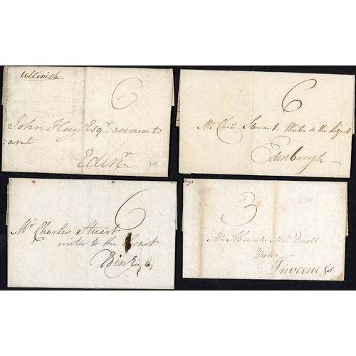 1197 - ISLE OF SKYE - DUNVEGAN PRESTAMP MAIL INC. V. EARLY SL (1741), LATER SL (1787-1800), 1792 EDINR. 'CR... 