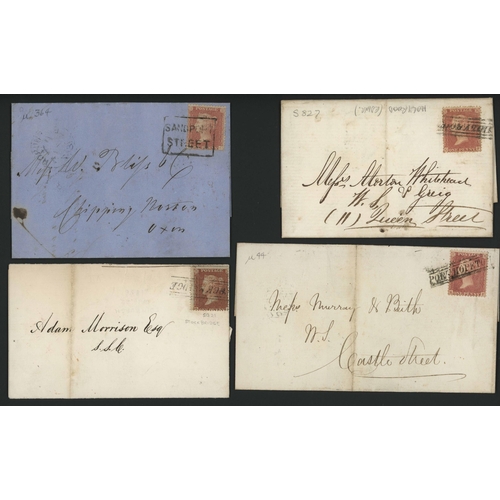 1210 - EDINBURGH (+GLASGOW) COLLECTION INC. HOLYROOD, PORT HOPETON, SANDPORT/STREET, ETC.: 1856/8 group wit... 