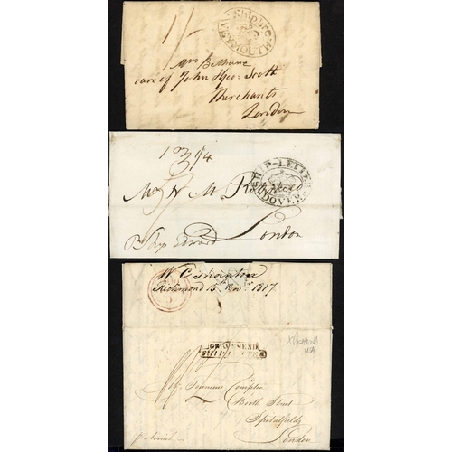 192 - G.B. SOUTH COAST MARITIME HS INC WEYMOUTH, DOVER, HASTINGS, ETC: 1801-47 selection inc. 1801 EL Mt H... 