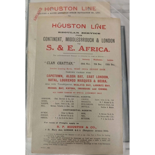 198 - EPHEMERA ACCUMULATION: A large binder containing an 1873-1930s accumulation of  promotional material... 