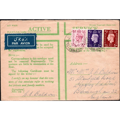 217 - KGVI/QEII FORCES MAIL: A selection of covers sent to or from Army Post Offices or FPOs. Majority QEI... 