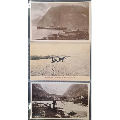 260 - SWEDEN, NORWAY, DENMARK, FINLAND, BALTIC COAST: A 1910s-1940s collection of mainly real photo cards ... 