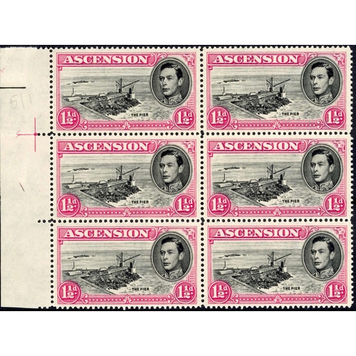 283 - KGVI 1938-53 DEFINITIVE VARIETIES: Unmounted mint group on stock cards inc. ½d black & violet p.13 b... 