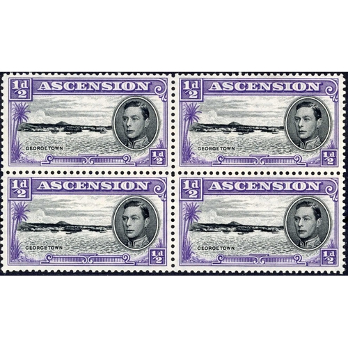 283 - KGVI 1938-53 DEFINITIVE VARIETIES: Unmounted mint group on stock cards inc. ½d black & violet p.13 b... 