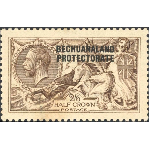 310 - 1916-20 DE LA RUE 2/6d PALE BROWN WITH RE-ENTRY: Well-centred, lightly mounted mint example, small t... 